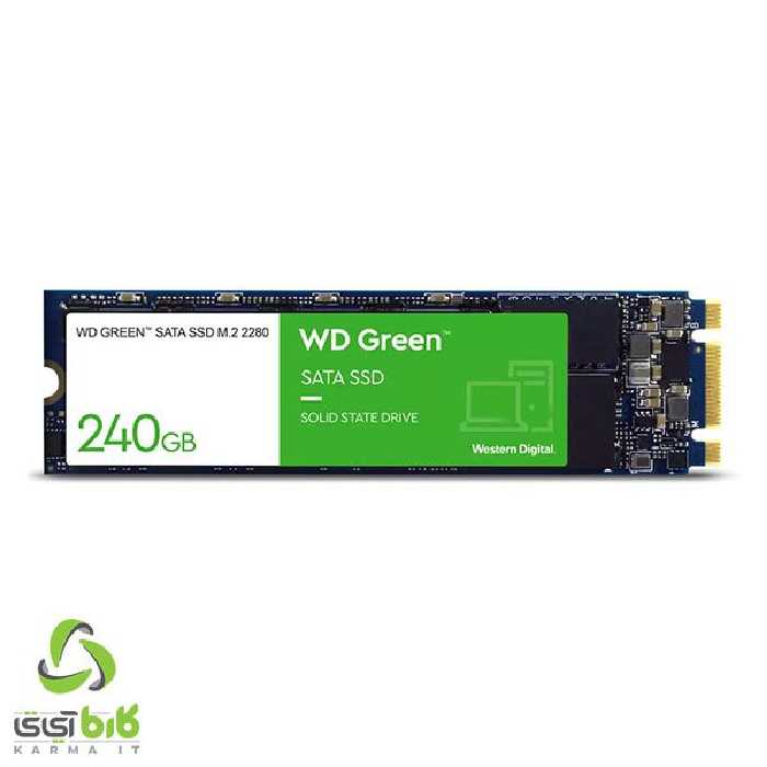 اس اس دی وسترن دیجیتال مدل GREEN M.2 240GB - فروشگاه کارما آی‌تی