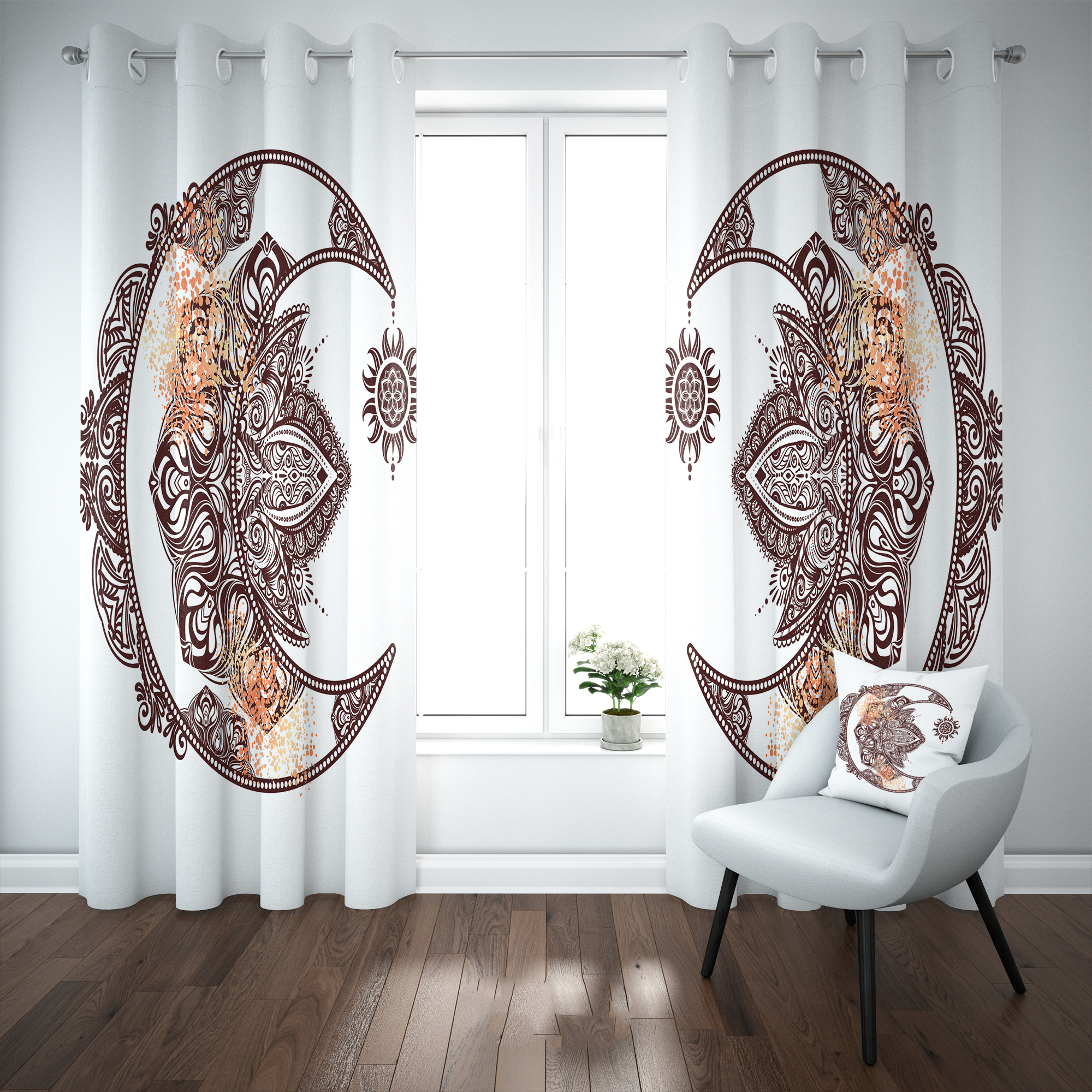 پرده مدل b2017 سایز 140×280 سانتی متر