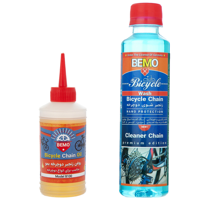 مجموعه لوازم نظافت و مراقبت دوچرخه بمو مدل G2-B200 حجم 330 میلی لیتر بسته 2 عددی | چاوه