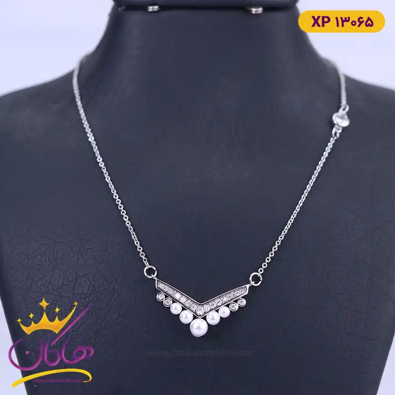 گردنبند استیل زنانه مدل بومرنگ | xp 13065