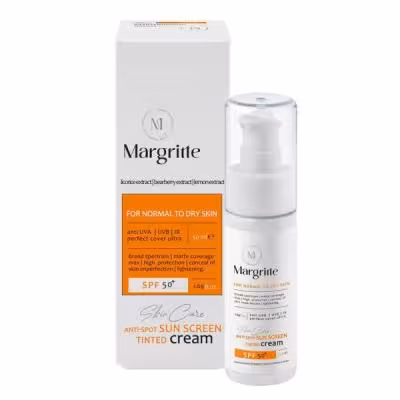 کرم ضد آفتاب ساده (پوست حساس) حجم 50 میلی لیتر SPF30 مارگریت