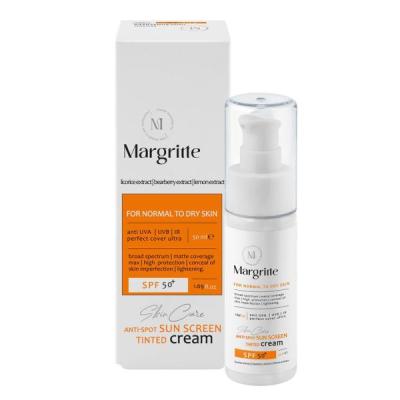 کرم ضد آفتاب ساده (پوست حساس) حجم 50 میلی لیتر SPF30 مارگریت