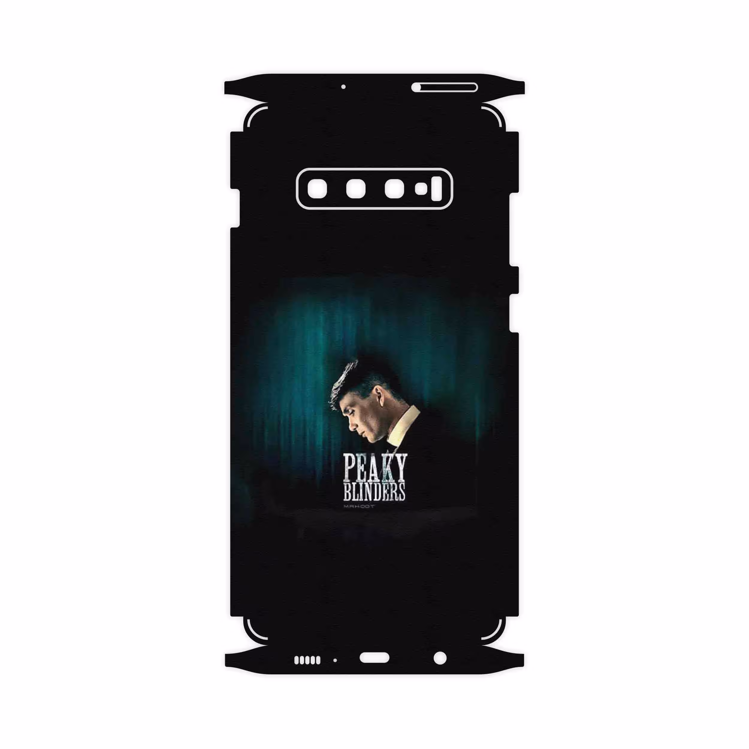 برچسب پوششی ماهوت مدل peaky blinders-FullSkin مناسب برای گوشی موبایل سامسونگ Galaxy S10 Plus
