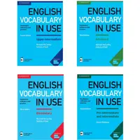 کتاب English Vocabulary in Use اثر Stuart Redman and Lynda Edwards انتشارات Cambridge چهار جلدی