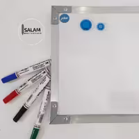 تخته وایتبرد مغناطیسی قاب پهن سلام سایز  90*120