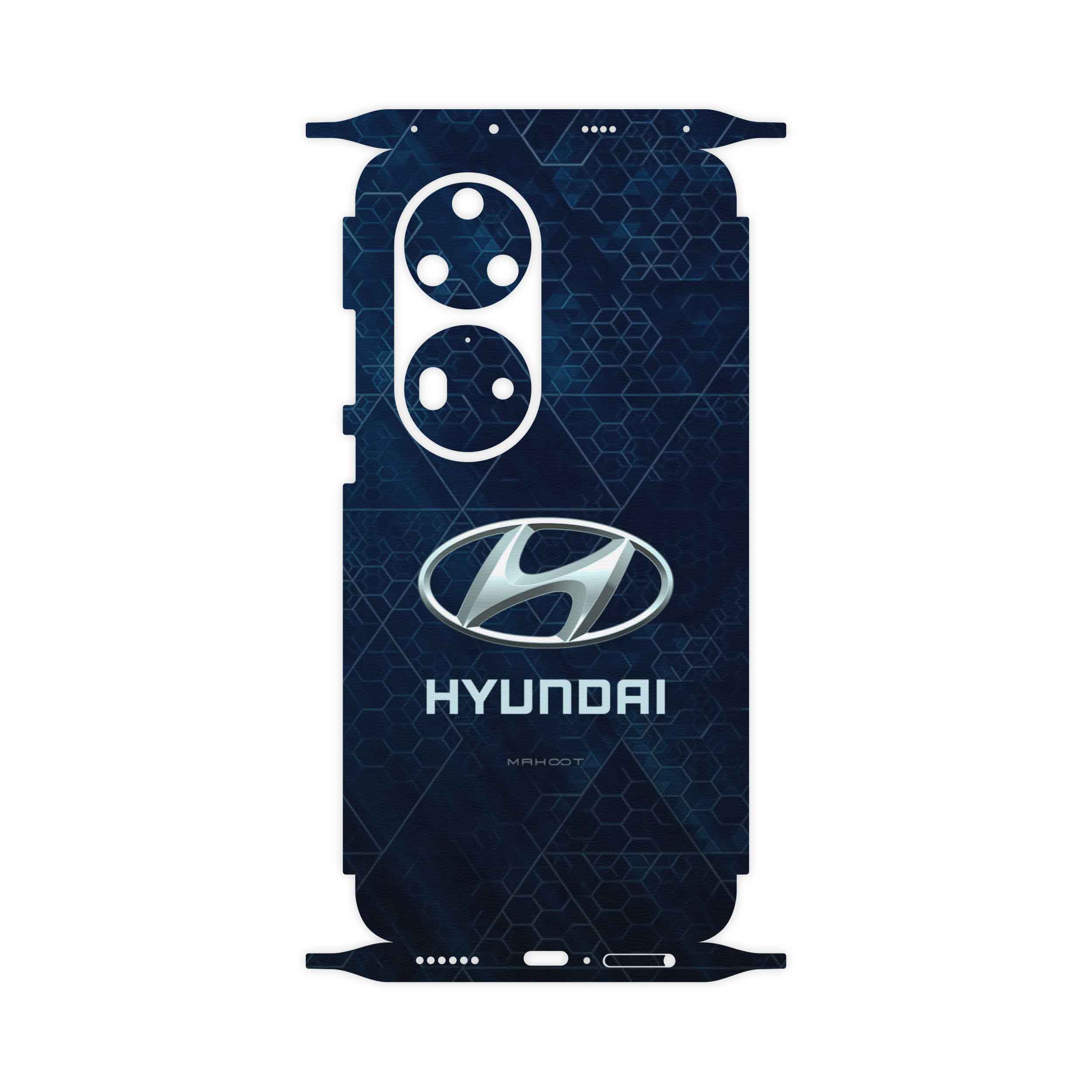 برچسب پوششی ماهوت مدل Hyundai-Logo-FullSkin مناسب برای گوشی موبایل هوآوی P50 Pro