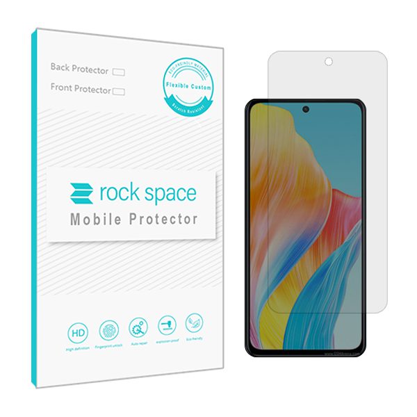 گلس اوپو A98 مدل نانو هیدروژل شفاف برند راک اسپیس کد S