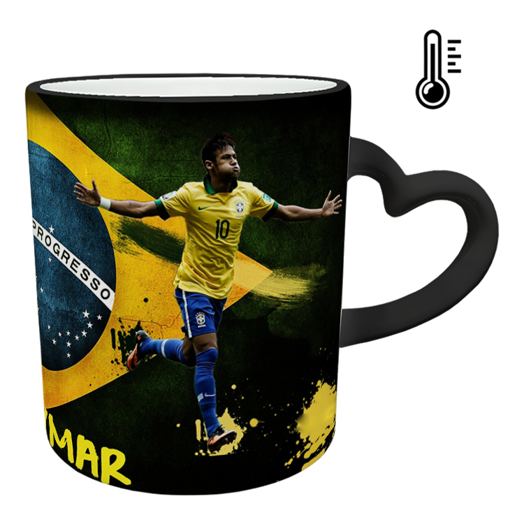 ماگ حرارتی مدل دسته قلبی طرح نیمار کد 87