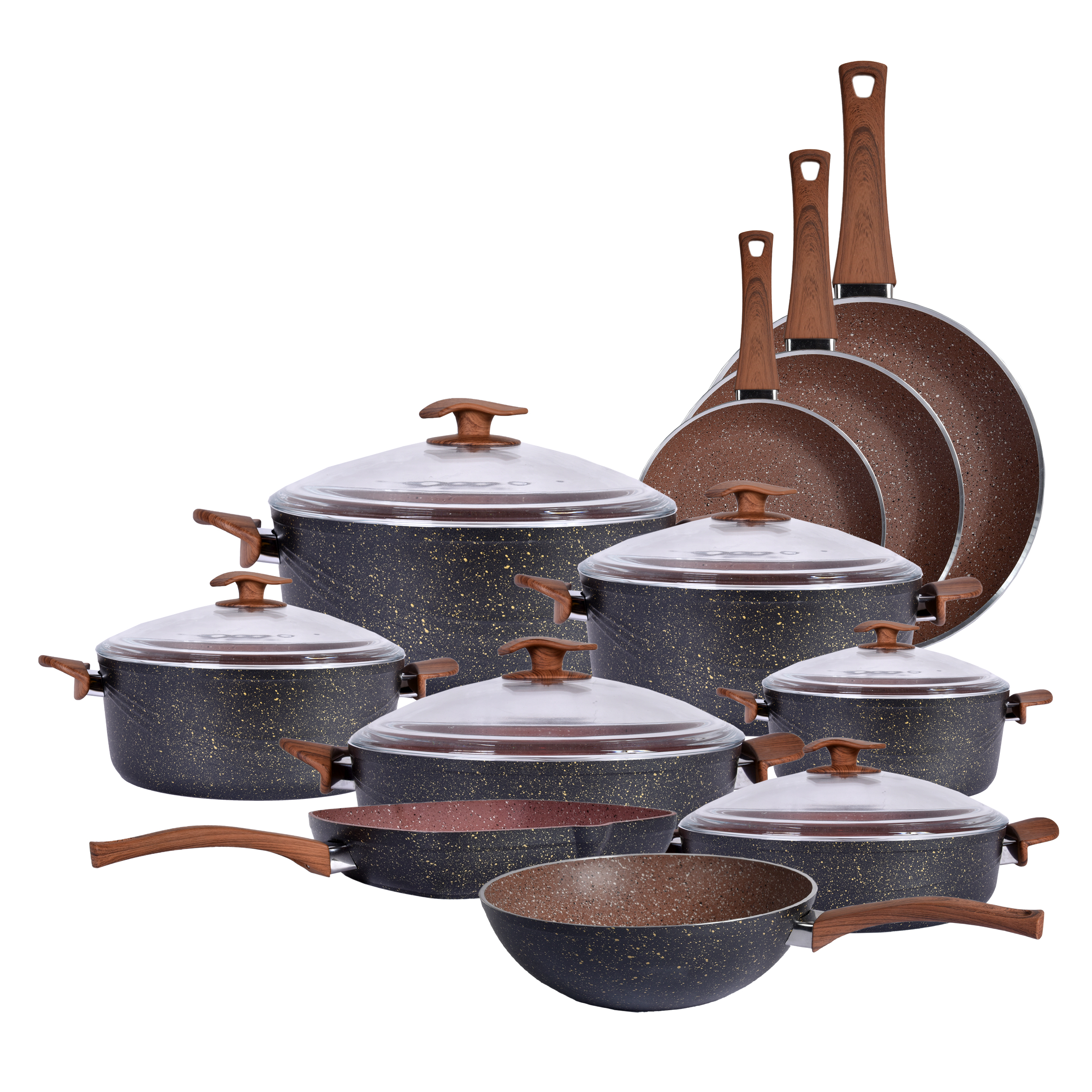 سرویس پخت و پز 17 پارچه اویز مدل full-eviz