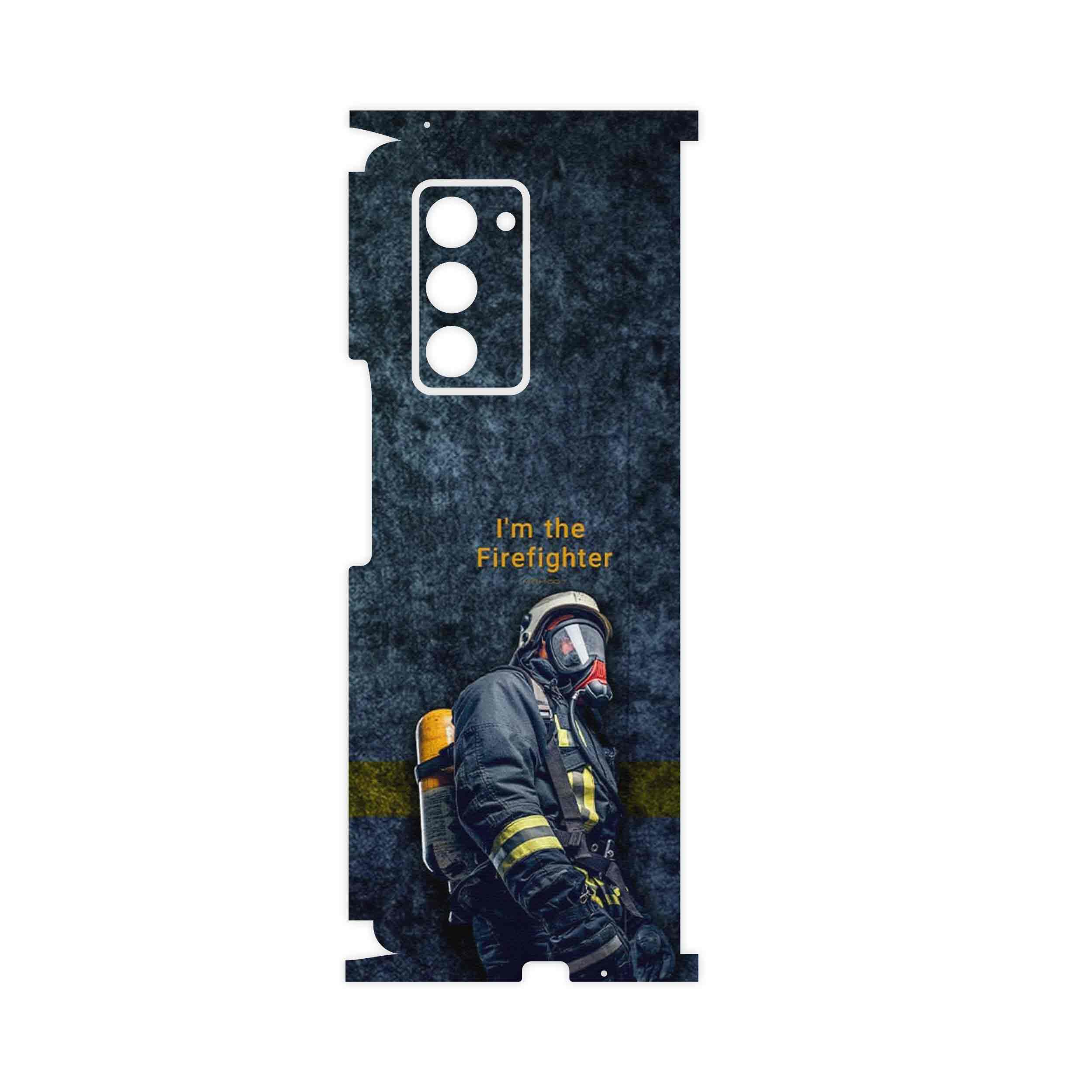 برچسب پوششی ماهوت مدل Firefighter-FullSkin مناسب برای گوشی موبایل سامسونگ Galaxy Z FOLD 2