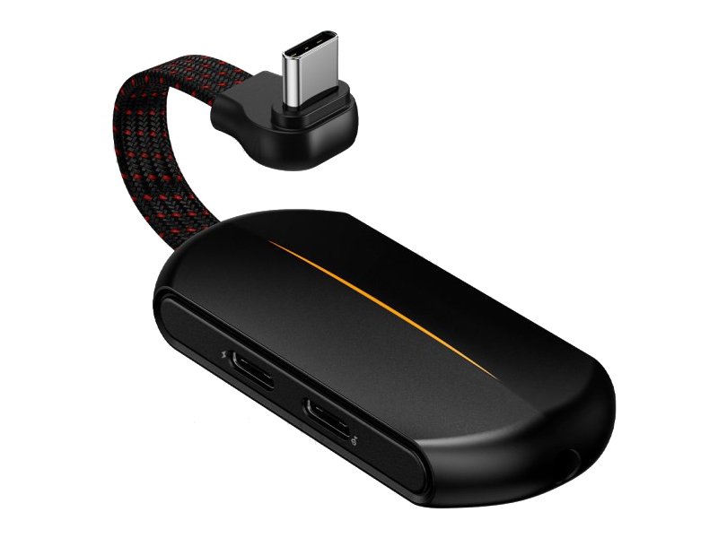 مبدل سه کاره تایپ سی مخصوص بازی بیسوس مدل GAMO Game 3-IN-1 Adapter L49