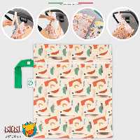 کیف چند منظوره ضد آب و ضد لک اله‌ له لایف مدل اشکال هندسی سایز XL (37×30 سانتی‌ متر)
