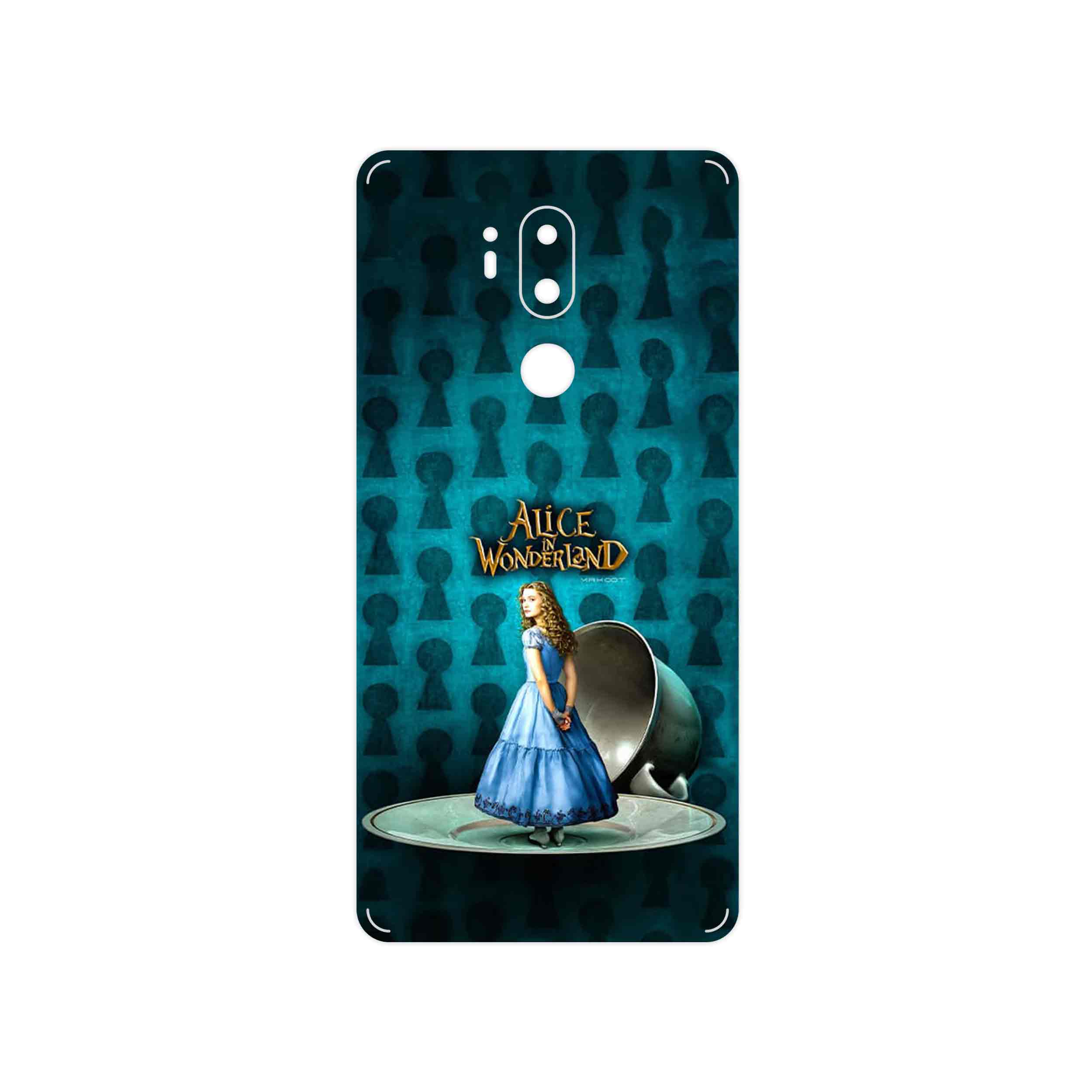 برچسب پوششی ماهوت مدل Alice in Wonderland مناسب برای گوشی موبایل ال جی G7 PLUS THINQ
