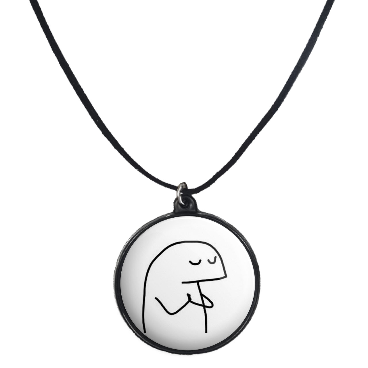 گردنبند پرمانه طرح میقولی کد pmb.24607 مدل دو طرفه