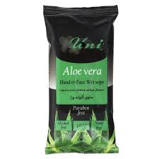 دستمال مرطوب یونی لد مدل Aloe Vera بسته 12 عددی