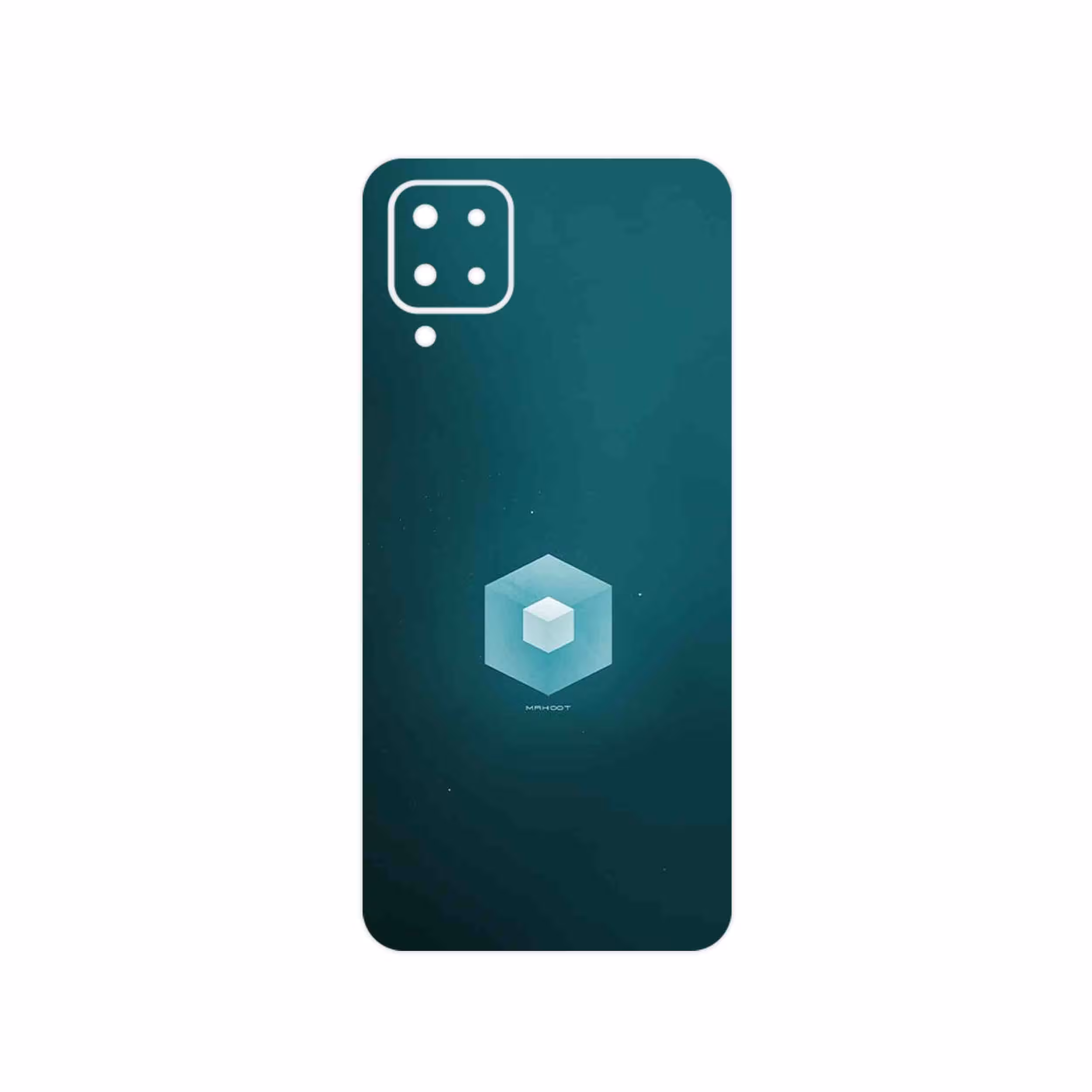 برچسب پوششی ماهوت مدل Minimal Cube icon مناسب برای گوشی موبایل سامسونگ Galaxy M12