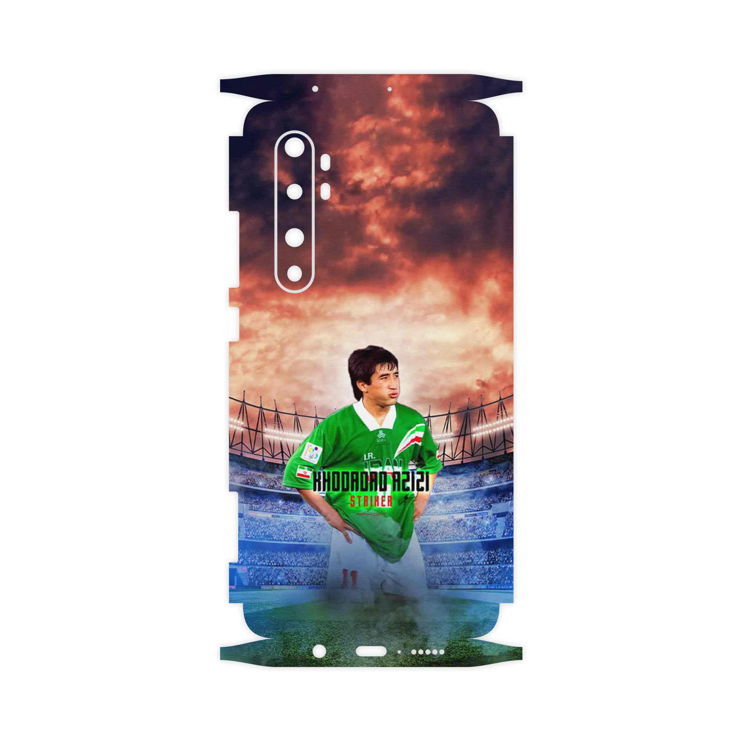 برچسب پوششی ماهوت مدل Khodadad Azizi-FullSkin مناسب برای گوشی موبایل شیائومی Mi Note 10 Lite