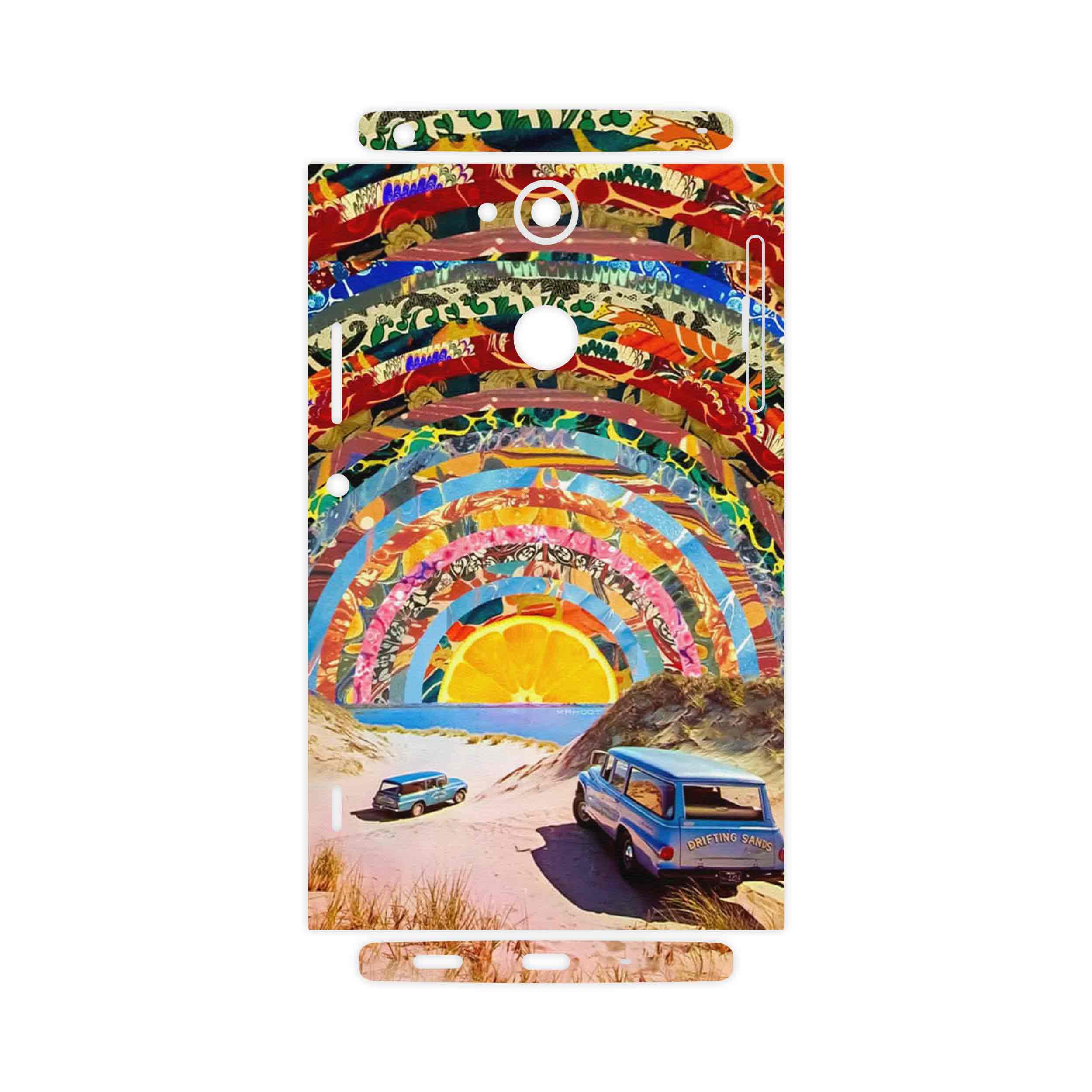 برچسب پوششی ماهوت مدل Collage of Orange Sky-FullSkin مناسب برای گوشی موبایل سونی Xperia XA2