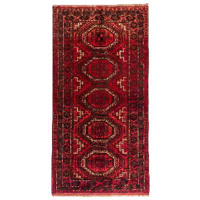 فرش دستبافت سه متری مدل نقشه بلوچ  کد 33.1843