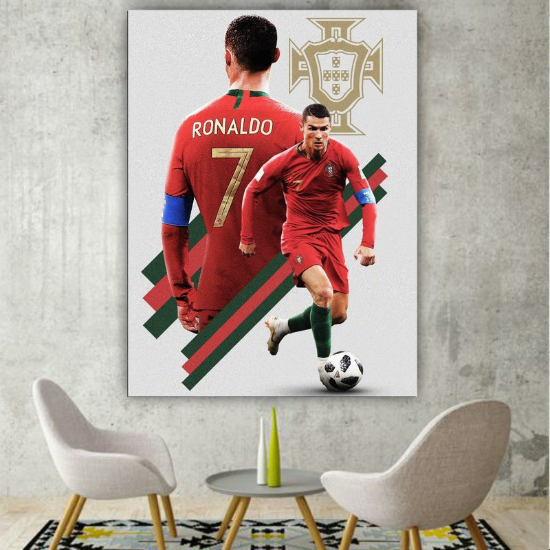 تابلو شاسی طرح شاسی مدل رونالدو کد BK1375 | دنیای قاب