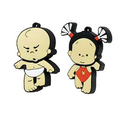 فلش مموری مدل Ul-Boy and Girl ظرفیت 64 گیگابایت مجموعه 2 عددی