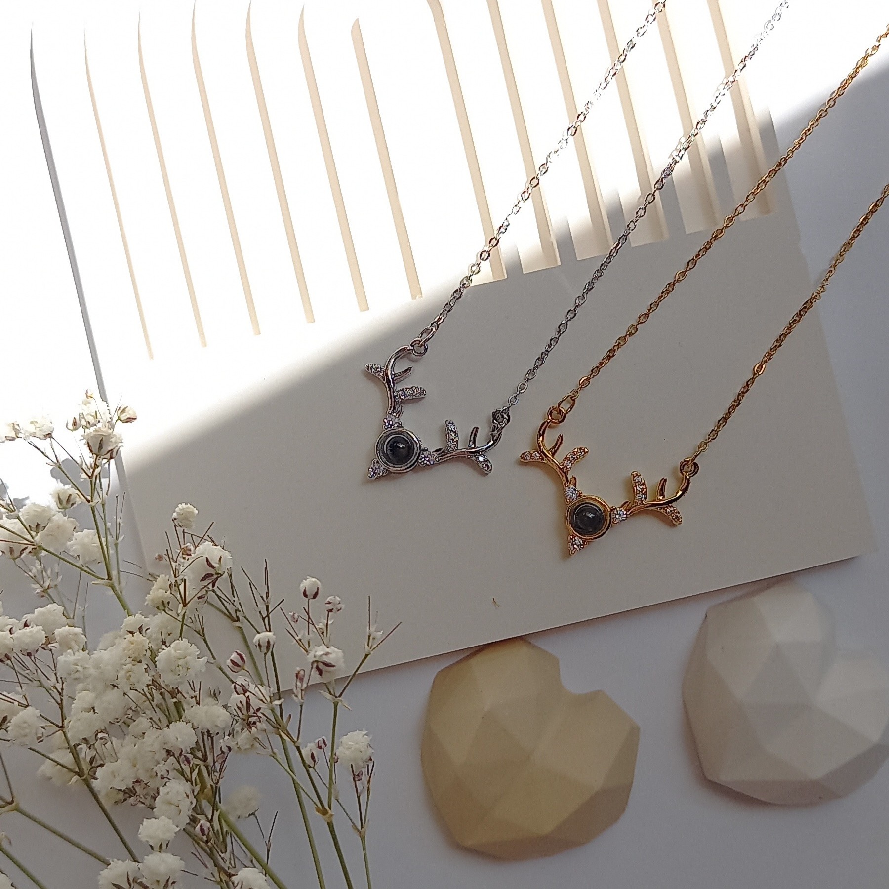 گردنبند تلسکوپی رنگ ثابت