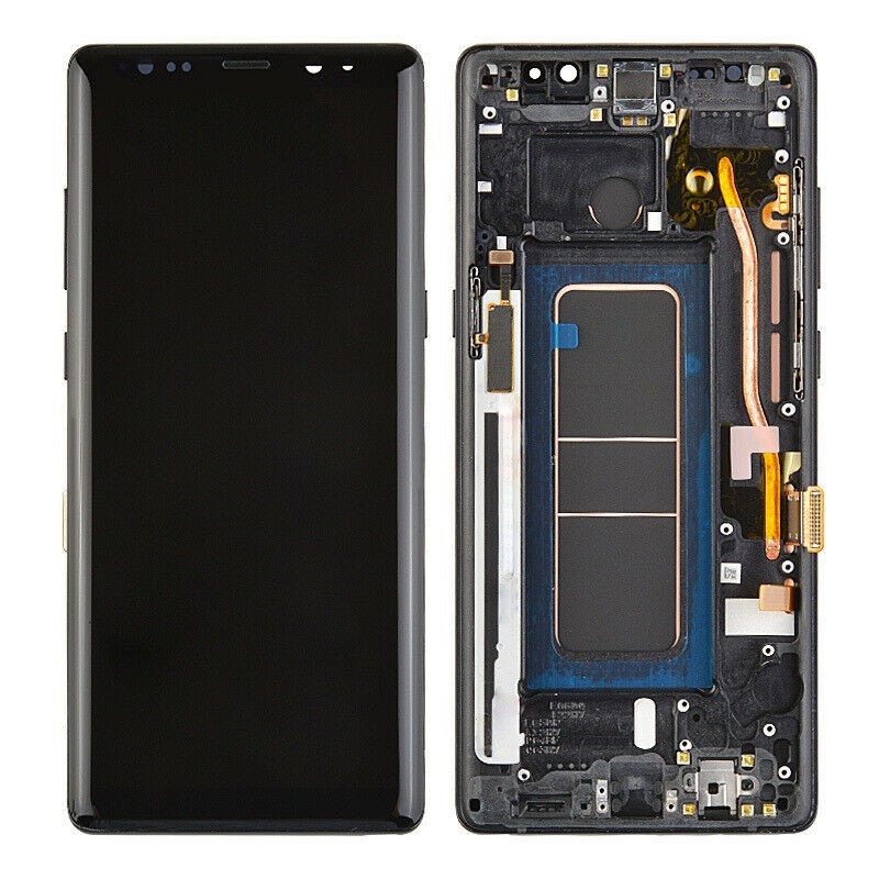 LCD Samsung N950 Galaxy Note 8 Grey Violet ( Frame) Service Pack 100% Doubi