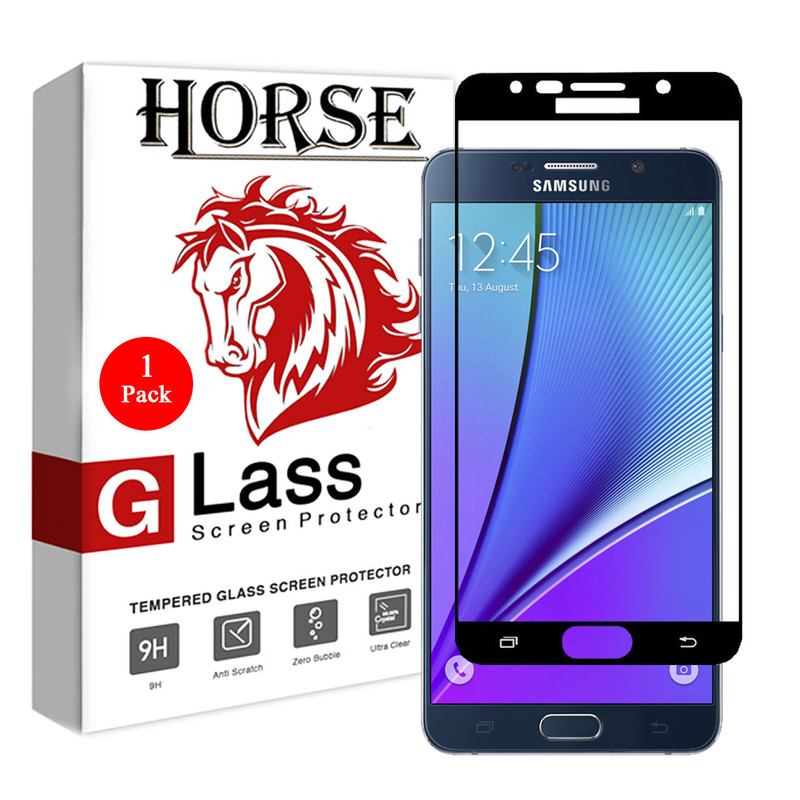 محافظ صفحه نمایش 5D هورس مدل FAG مناسب برای گوشی موبایل سامسونگ Galaxy Note5 | کالا برتری