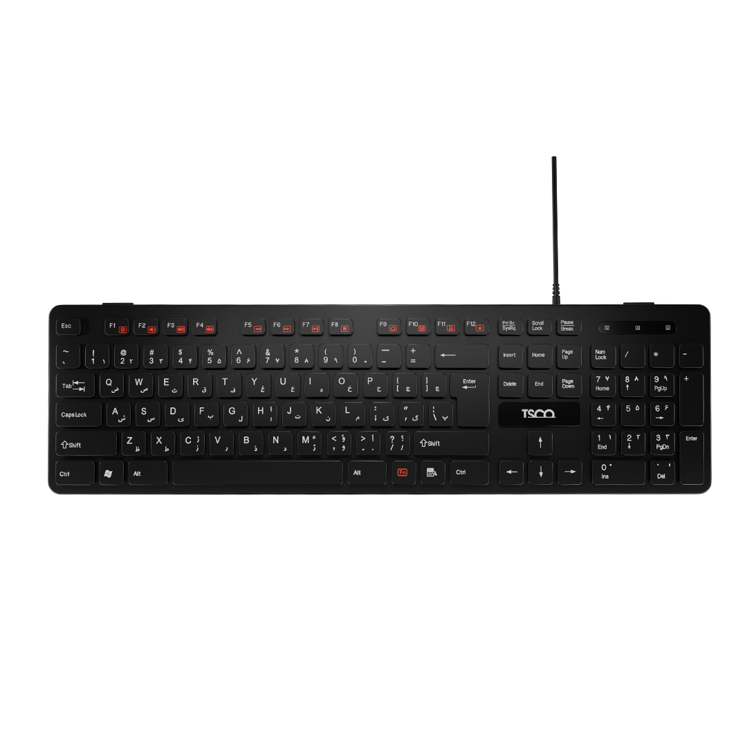 کیبورد با اتصال USB تسکو مدل TK 8045