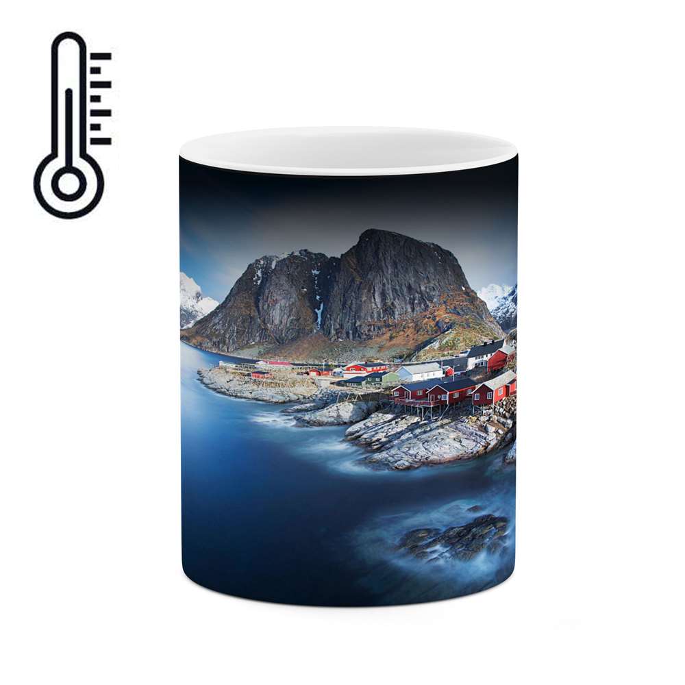 ماگ حرارتی کاکتی طرح منظره مدل mgh16886