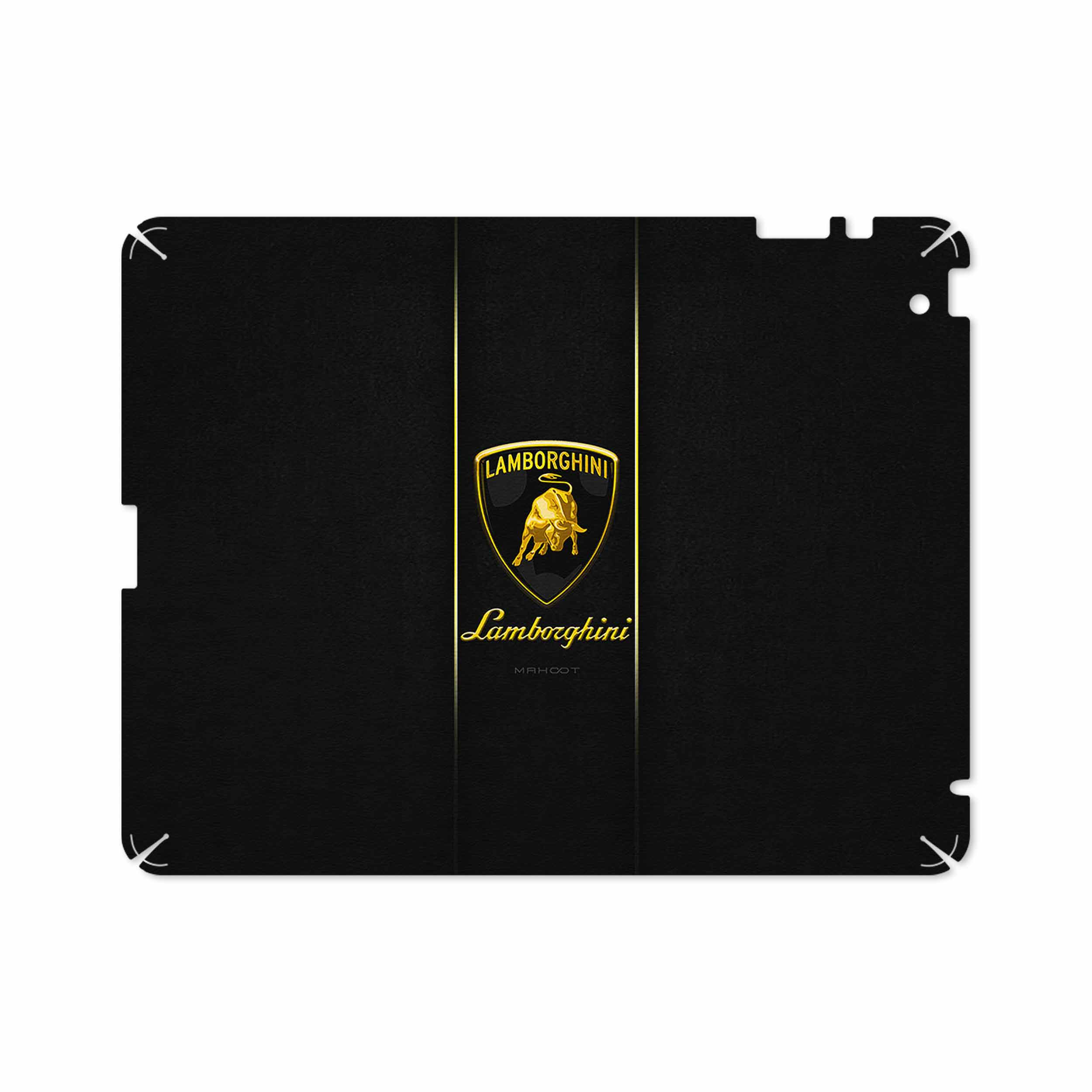 برچسب پوششی ماهوت مدل Lamborghini مناسب برای تبلت اپل iPad 2 2011 A1396