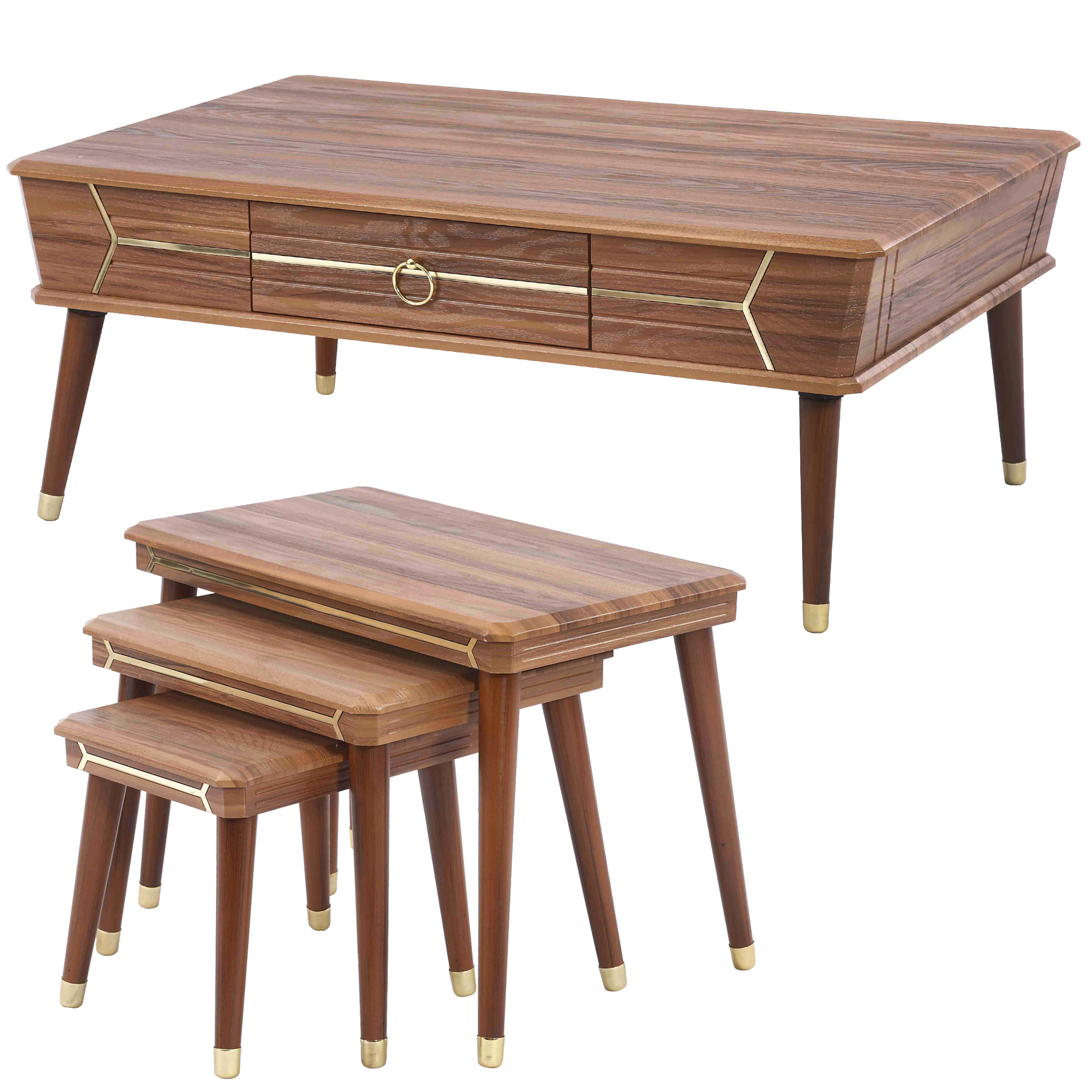 میز پذیرایی مدل ویستا مجموعه 4 عددی