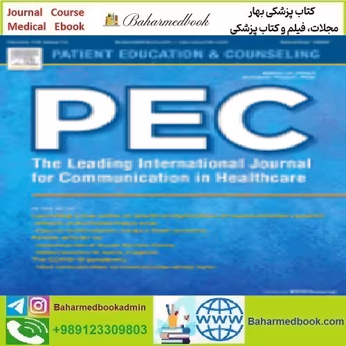 Patient Education and Counseling Volume 103 Issue 1 to 12 2020