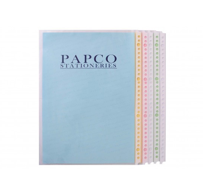 پوشه کیسه ای 30 سوراخ پاپکوA4  (بسته 100 عددی)