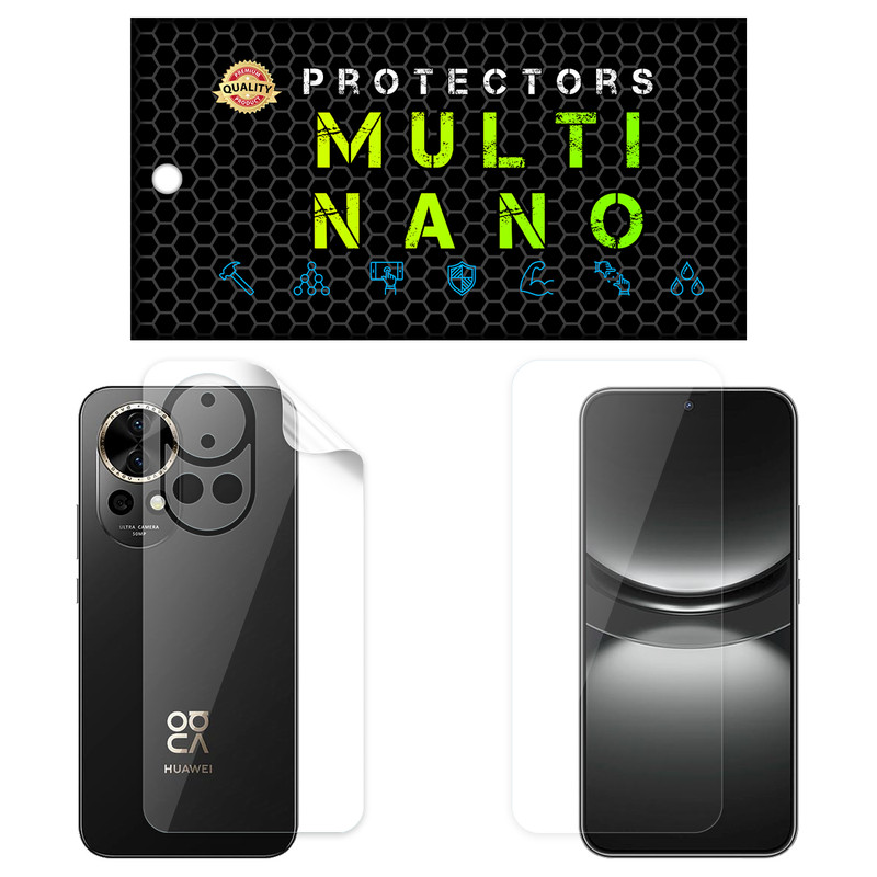 محافظ صفحه نمایش مولتی نانو مدل X-SFT مناسب برای گوشی موبایل هوآوی nova 12 Pro به همراه محافظ پشت | کالا برتری