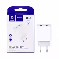 شارژر دیواری 12W فست دو پورت DENMEN مدل DC05