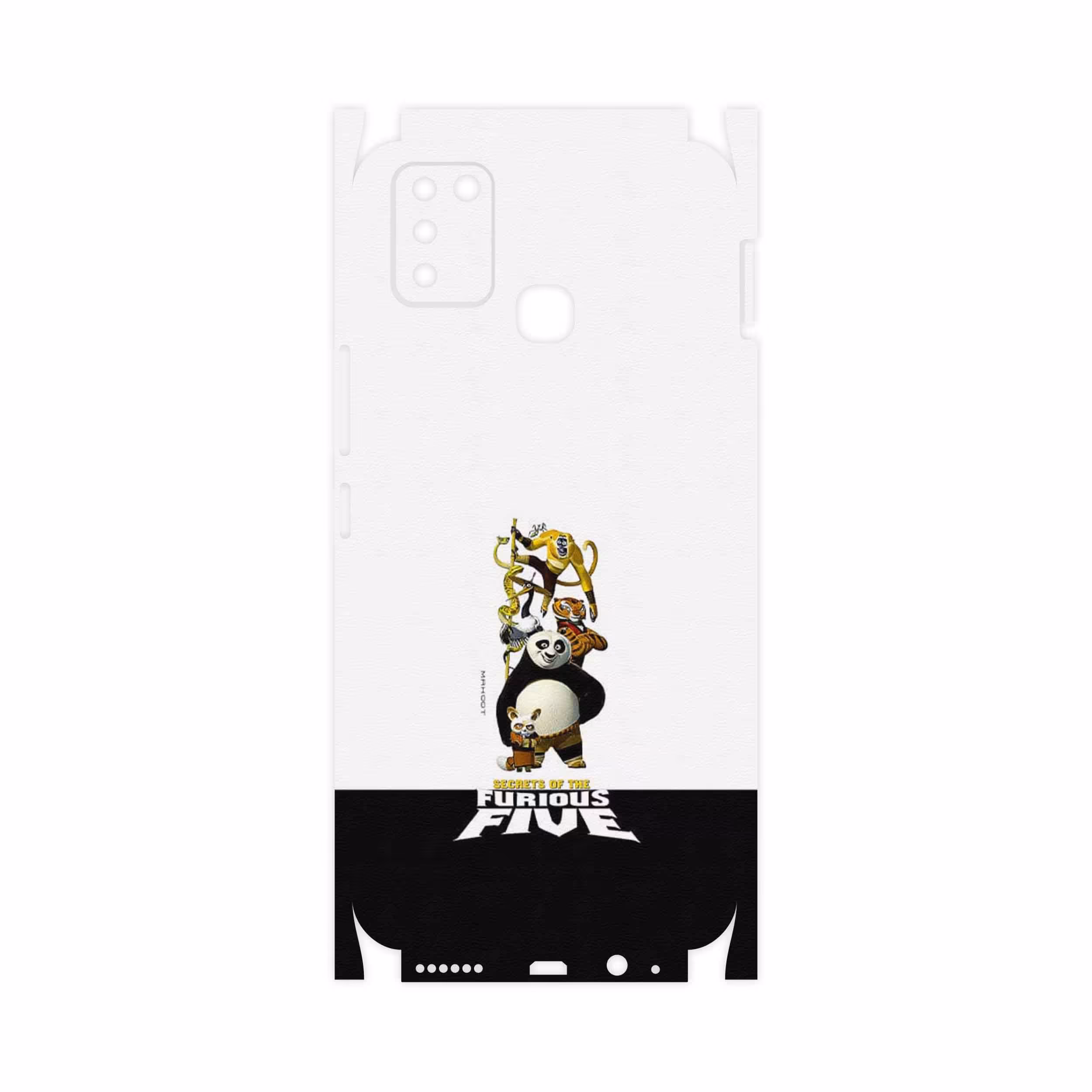 برچسب پوششی ماهوت مدل Kung Fu Panda-FullSkin مناسب برای گوشی موبایل اینفینیکس Smart 6 X657B
