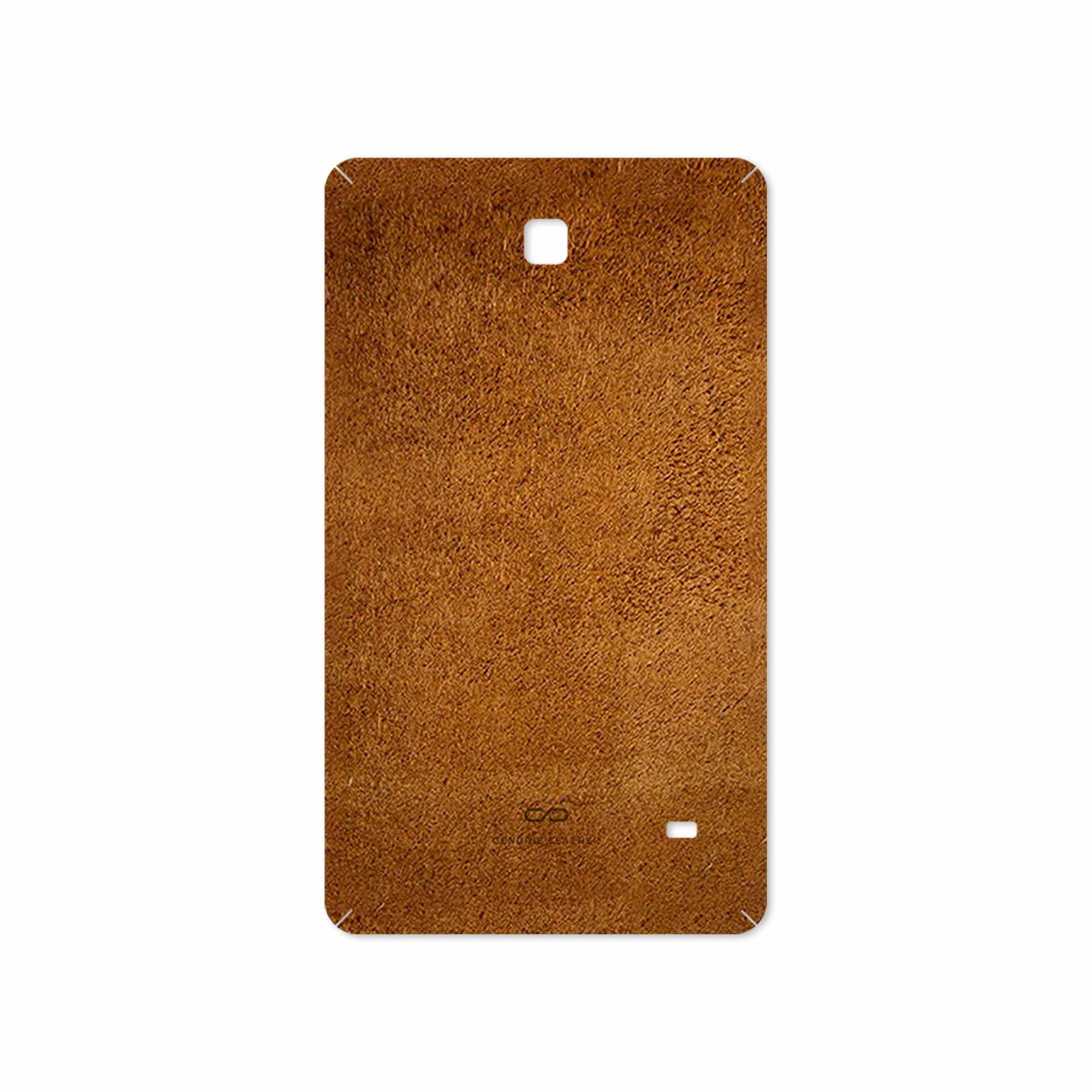 برچسب پوششی ماهوت مدل Brown-Chamois-Leather مناسب برای تبلت سامسونگ Galaxy Tab 4 7.0 2014 T230