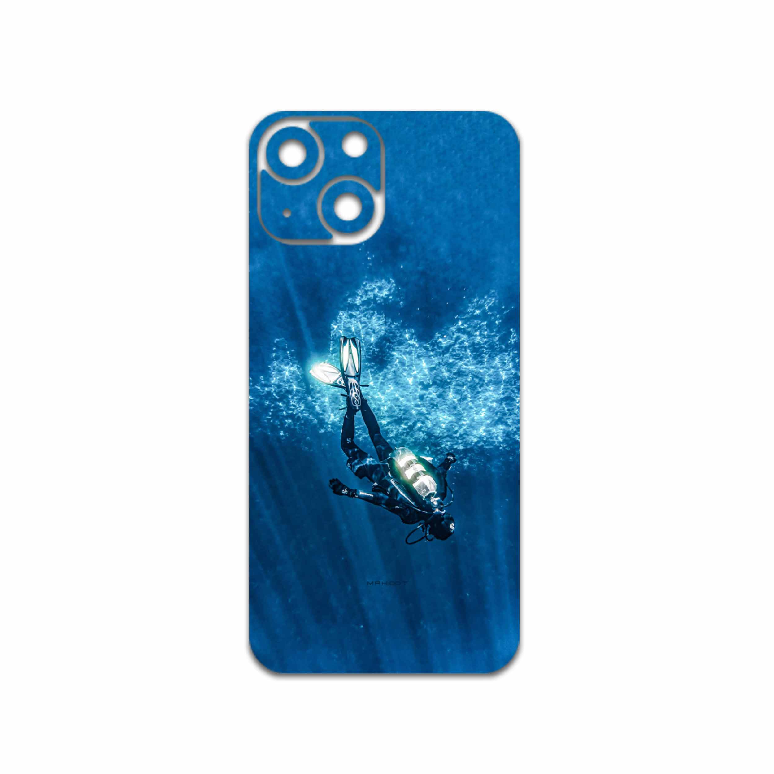 برچسب پوششی ماهوت مدل Scuba-Diving مناسب برای گوشی موبایل اپل iPhone 13 Mini