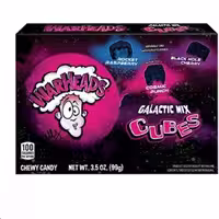 آبنبات جویدنی ترش وارهدز مدل مکعبی در سه طعم مختلف (99 گرم) warheads