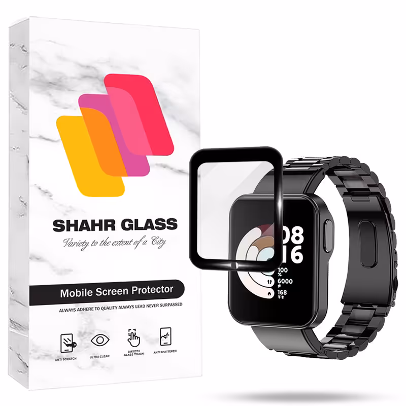 محافظ صفحه نمایش شهر گلس مدل PMMS20 مناسب برای ساعت هوشمند شیائومی Mi Watch Lite | کالا برتری