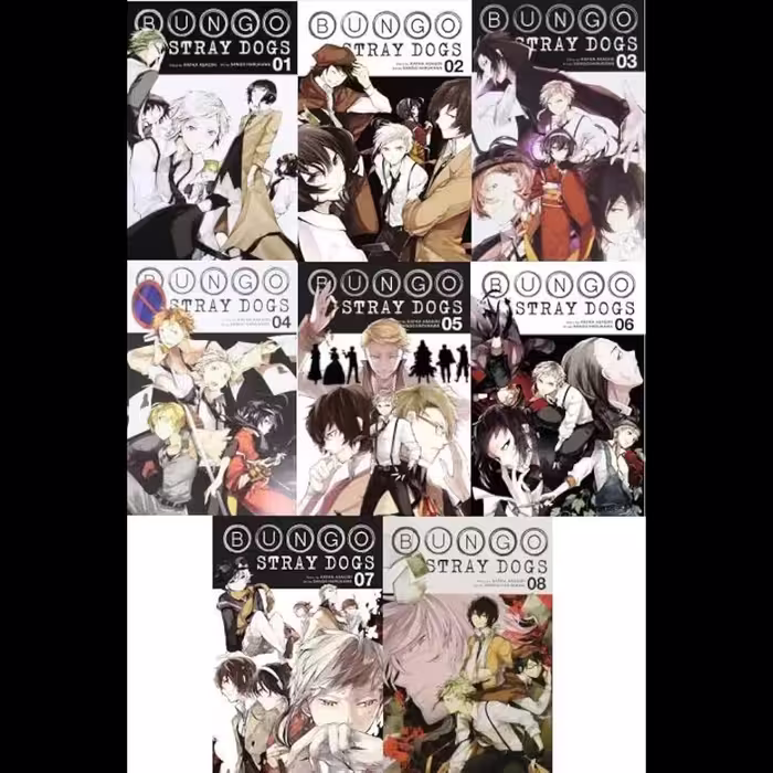 مانگا bungo stray dogs مانگا سگ های ولگرد بانگو از جلد 1تا22 به زبان انگلیسی 