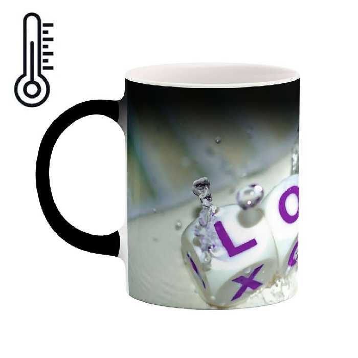 ماگ حرارتی طرح گل مدل mgh03284