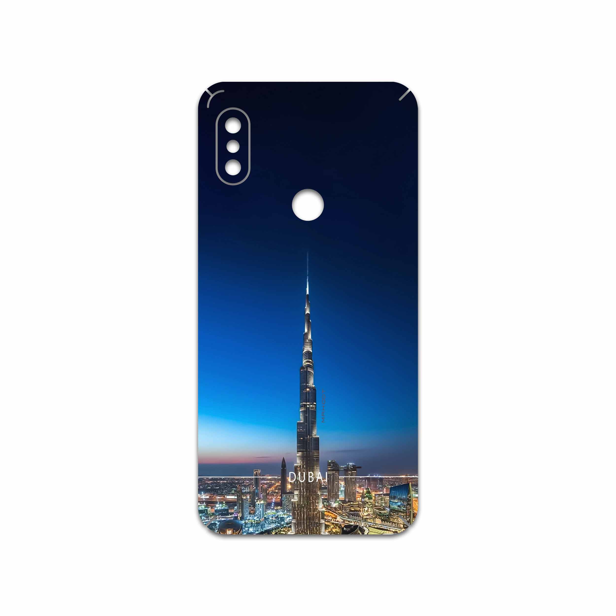 برچسب پوششی ماهوت مدل Dubai City مناسب برای گوشی موبایل شیائومی Redmi Note 6 Pro