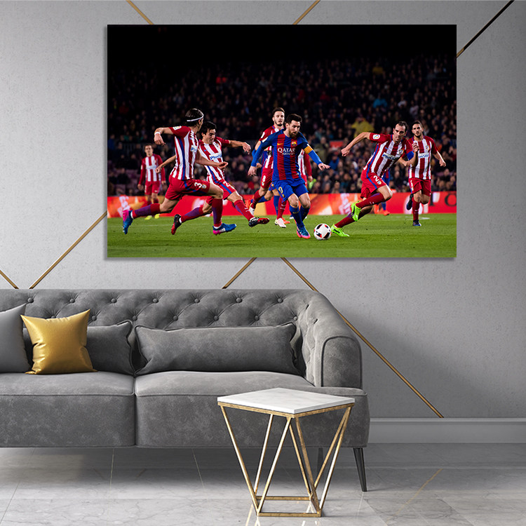 تابلو شاسی آتریسا مدل لیونل مسی طرح فوتبال