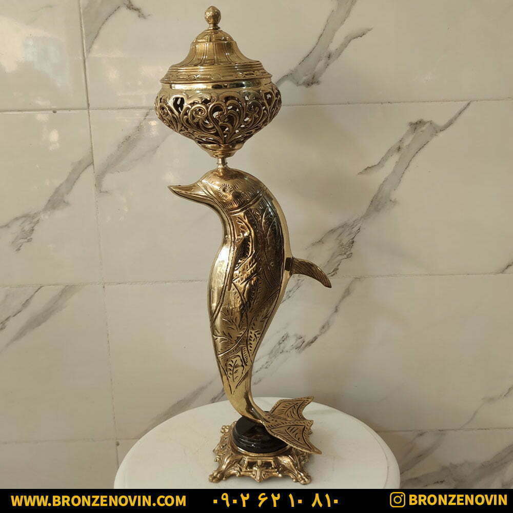 شکلات خوری برنز مدل دلفین کد 5421