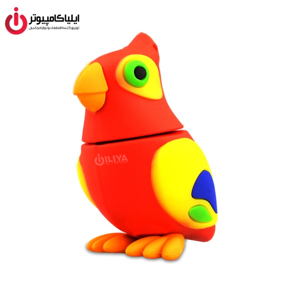 فلش مموری عروسکی کینگ فست مدل pa-10 طرح طوطی ظرفیت 32 گیگابایت