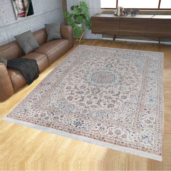 فرش دستباف 9 متری مدل نایین D یک جفت