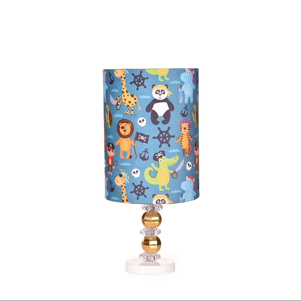 آباژور رومیزی کودک مدل دزدان دریایی حیوانات