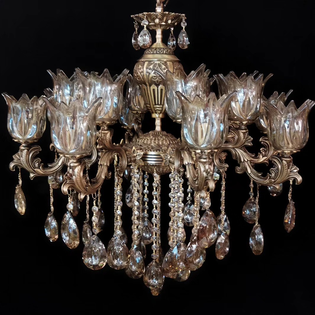 لوستر برنز ی آرامیس 16شعله تمام